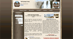 Desktop Screenshot of 1000springsrealty.com